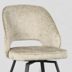 pro_79978_img_9394827 LABEL51 Eetkamerstoel Lewis - Beige - Elegance - Zwart Metaal