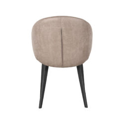 pro_80313_img_9394890 LABEL51 Eetkamerstoel Logan - Taupe - Micro Suede - Zwart Metaal