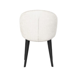 LABEL51 Eetkamerstoel Logan - Creme - Elegance - Zwart Metaal