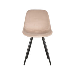 pro_80565_img_9392519 LABEL51 Eetkamerstoel Capri - Zand - Fluweel - Zwart Metaal