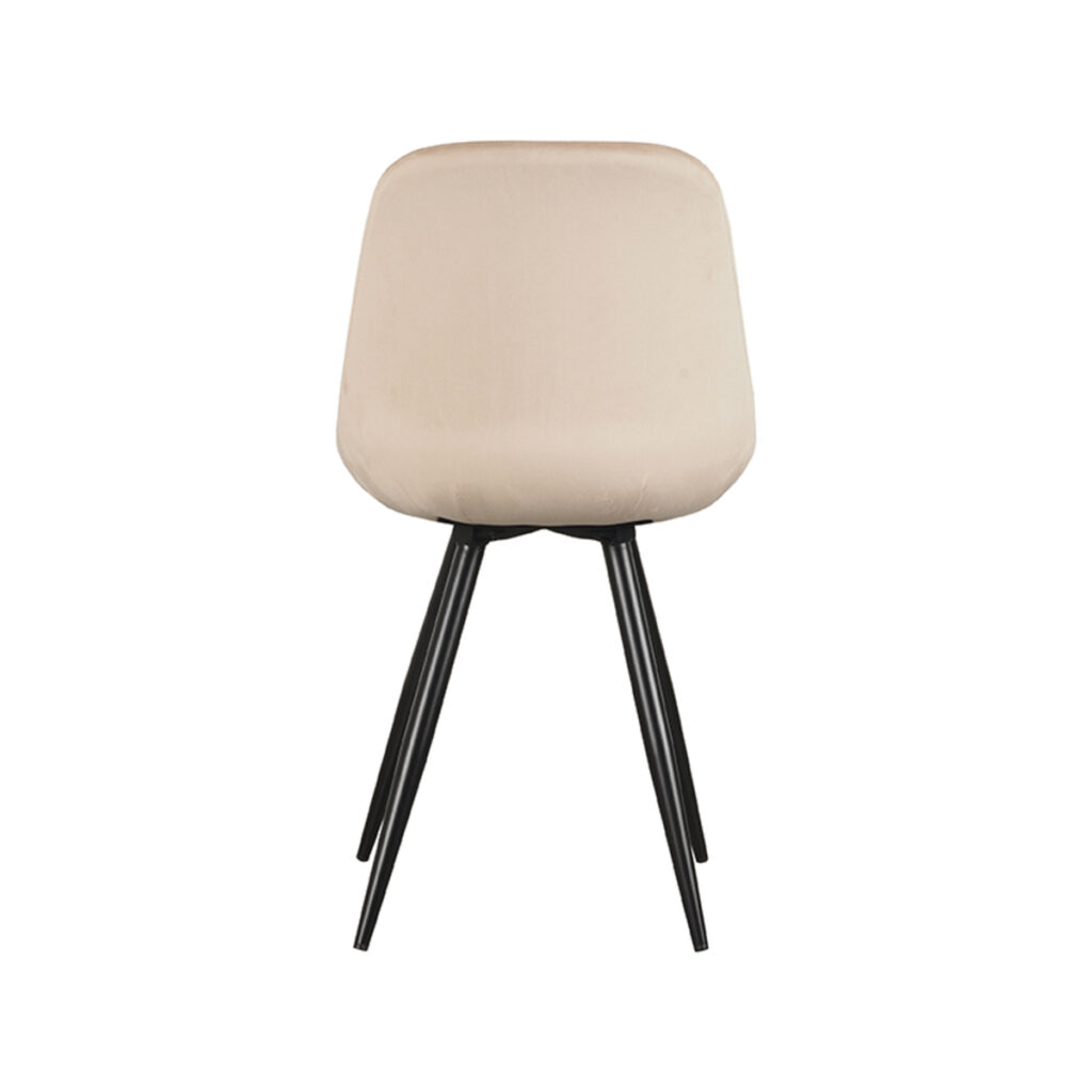 pro_80565_img_9392521 LABEL51 Eetkamerstoel Capri - Zand - Fluweel - Zwart Metaal