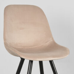 pro_80565_img_9392522 LABEL51 Eetkamerstoel Capri - Zand - Fluweel - Zwart Metaal
