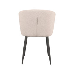 pro_81099_img_9399157 LABEL51 Eetkamerstoel Wave - Naturel - Boucle - Zwart Metaal