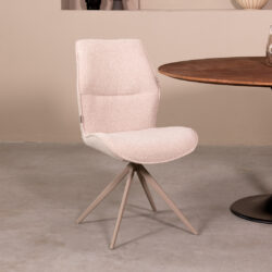 pro_81104_img_9392626 LABEL51 Eetkamerstoel Comfy - Naturel - Boucle - Taupe Metaal