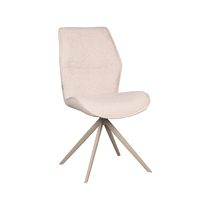 pro_81104_img_9392627 LABEL51 Eetkamerstoel Comfy - Naturel - Boucle - Taupe Metaal