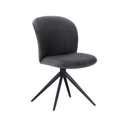 pro_82325_img_9394456 LABEL51 Eetkamerstoel Kimo - Antraciet - Cosmo - Zwart Metaal