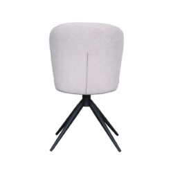 pro_82327_img_9394478 LABEL51 Eetkamerstoel Kimo - Naturel - Boucle - Zwart Metaal