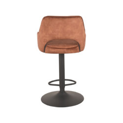 LABEL51 Barkruk Fer - Rust - Velours - Gaslift