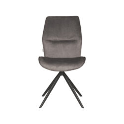 pro_84819_img_9392617 LABEL51 Eetkamerstoel Comfy - Antraciet - Cosmo - Zwart Metaal