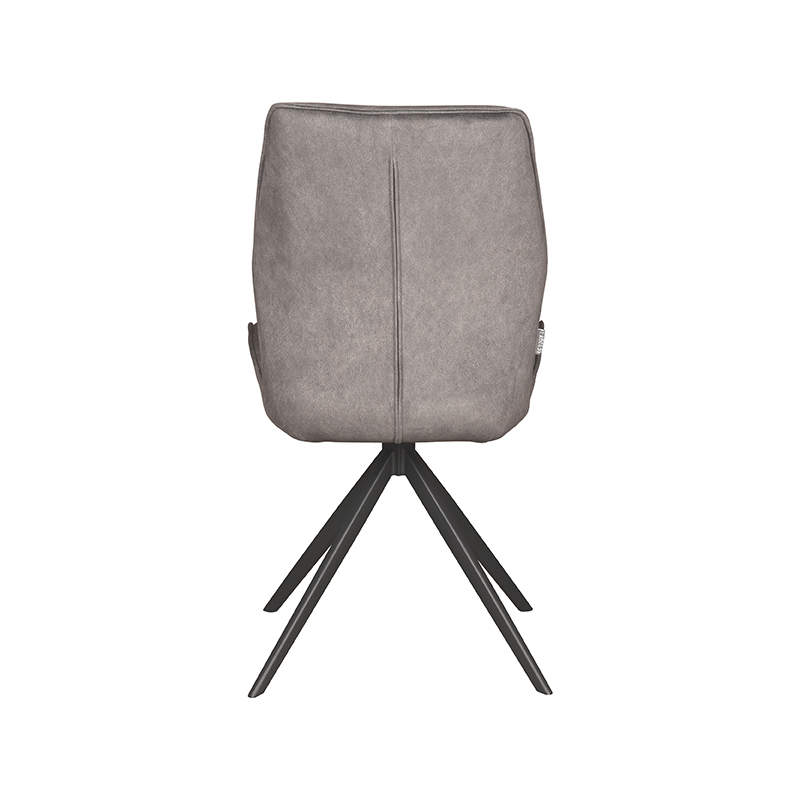 pro_84819_img_9392619 LABEL51 Eetkamerstoel Comfy - Antraciet - Cosmo - Zwart Metaal