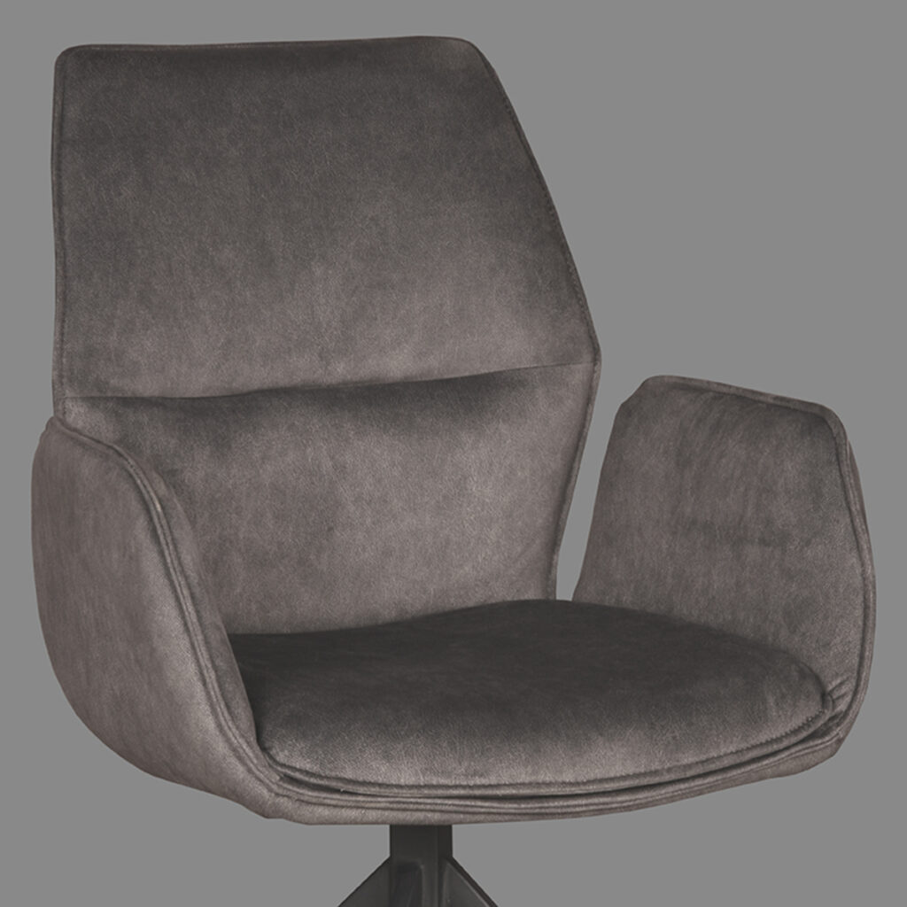 pro_84822_img_9395448 LABEL51 Eetkamerstoel Mellow - Antraciet - Cosmo - Zwart Metaal