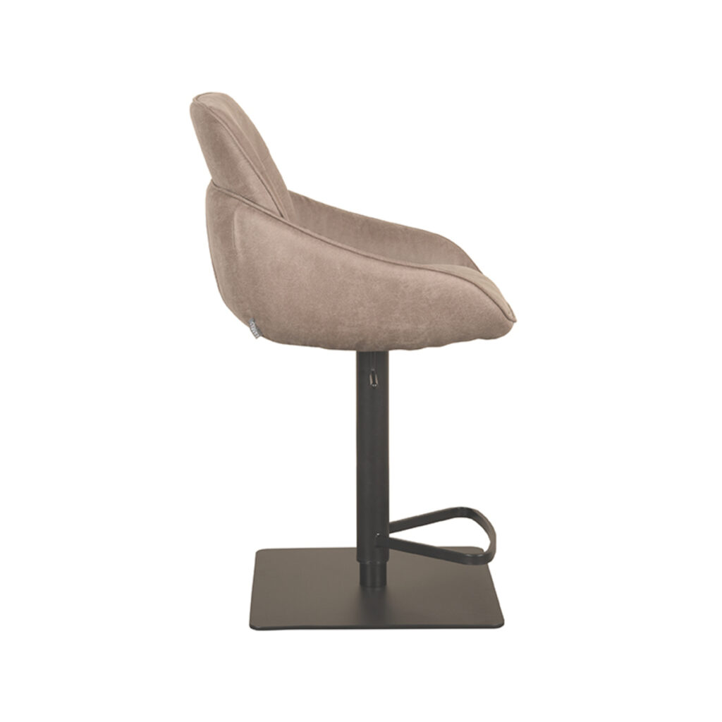 pro_84823_img_9391962 LABEL51 Barkruk Beauty - Taupe - Micro Suede - Gaslift