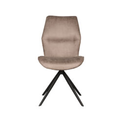 pro_84826_img_9392622 LABEL51 Eetkamerstoel Comfy - Taupe - Micro Suede - Zwart Metaal