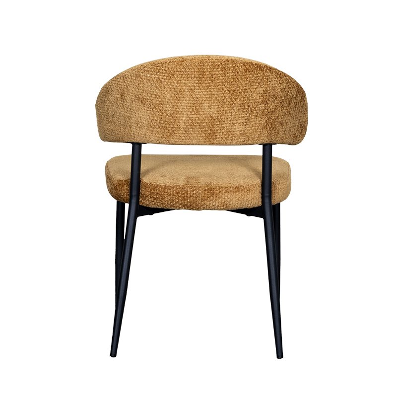 pro_91389_img_9392281 LABEL51 Eetkamerstoel Bliss - Mustard - Elite - Zwart Metaal