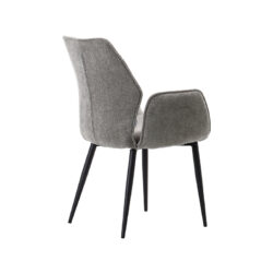 pro_91696_img_9395956 LABEL51 Eetkamerstoel Morris - Stone - Elite - Zwart Metaal