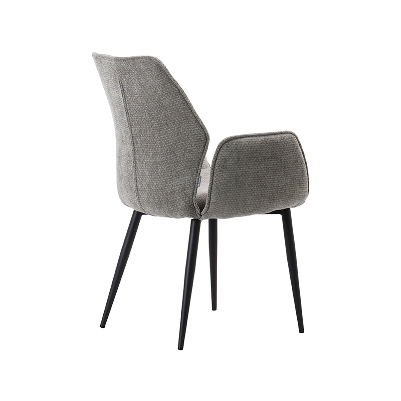 pro_91696_img_9395956 LABEL51 Eetkamerstoel Morris - Stone - Elite - Zwart Metaal
