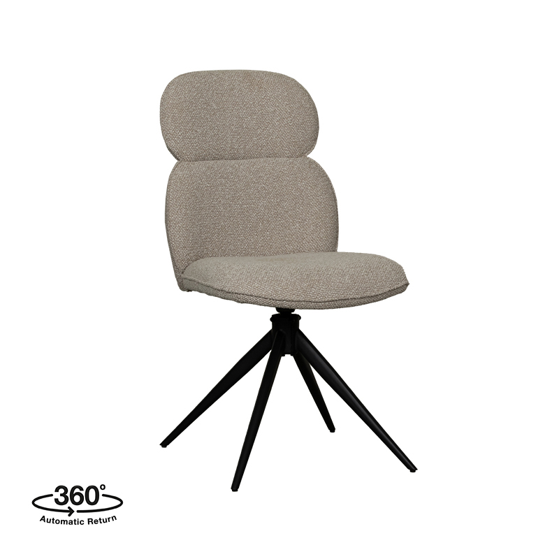 pro_92534_img_9188051 LABEL51 Eetkamerstoel Finn - Naturel - Royal Boucle - Zwart Metaal