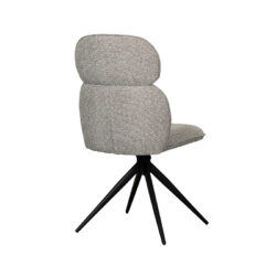 pro_92541_img_9393254 LABEL51 Eetkamerstoel Finn - Mushroom - Royal Boucle - Zwart Metaal
