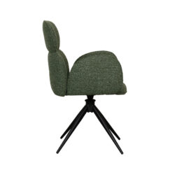 pro_92545_img_9398956 LABEL51 Eetkamerstoel Vidar - Forest - Royal Boucle - Zwart Metaal