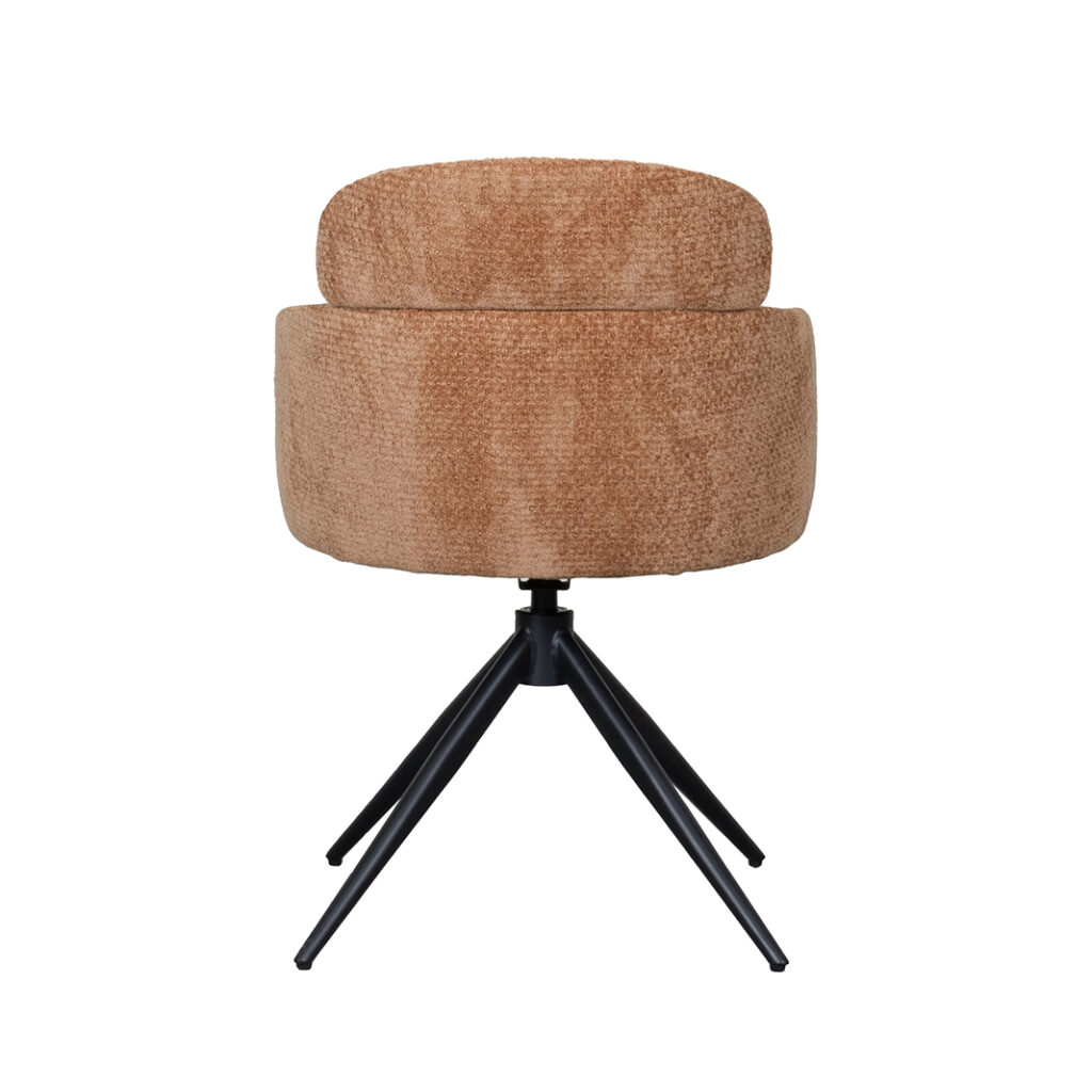 pro_92563_img_9394791 LABEL51 Eetkamerstoel Levi - Cognac - Elite - Zwart Metaal