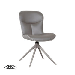 pro_92569_img_9398547 LABEL51 Eetkamerstoel Thorben - Forest - Microvezel - Taupe Metaal
