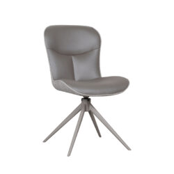 pro_92569_img_9398548 LABEL51 Eetkamerstoel Thorben - Forest - Microvezel - Taupe Metaal