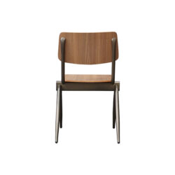 pro_92638_img_9398132 LABEL51 Eetkamerstoel Solid - Walnoot - Hout - Goud Metalen Frame