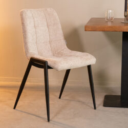 pro_92658_img_9396277 LABEL51 Eetkamerstoel Noor - Clay - Elite - Zwart Metaal