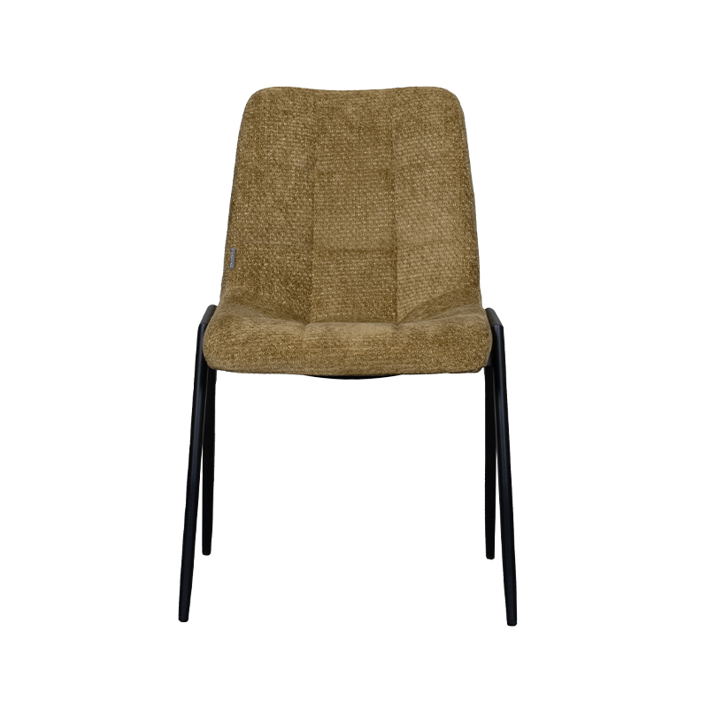 pro_92660_img_9396260 LABEL51 Eetkamerstoel Noor - Mustard - Elite - Zwart Metaal