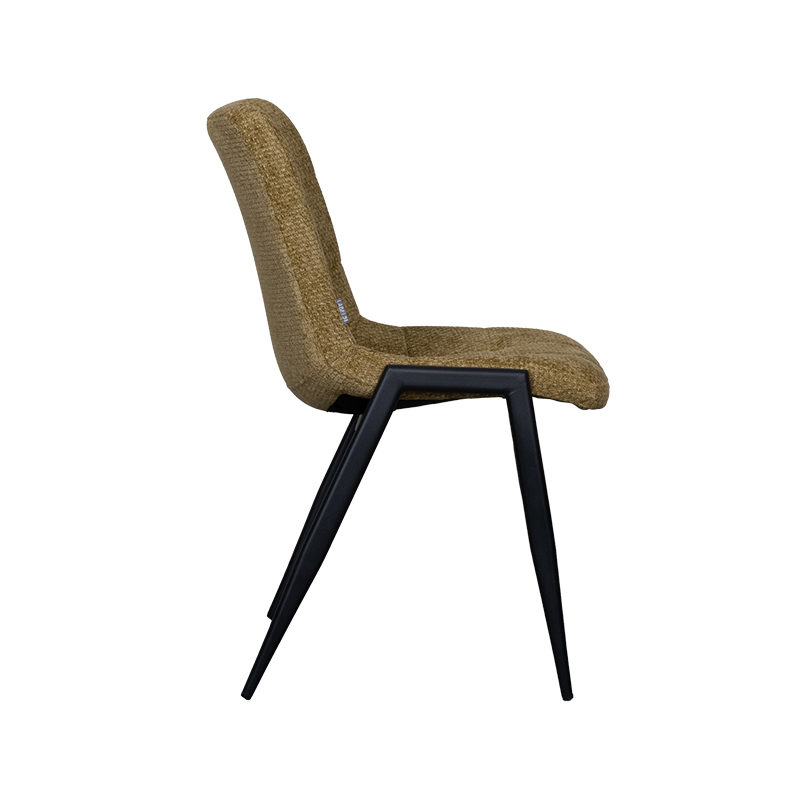 pro_92660_img_9396261 LABEL51 Eetkamerstoel Noor - Mustard - Elite - Zwart Metaal