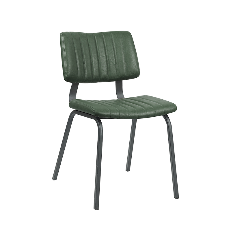 pro_92700_img_9393610 LABEL51 Eetkamerstoel Gusto - Hunter - Kunstleder - Zwart Metaal