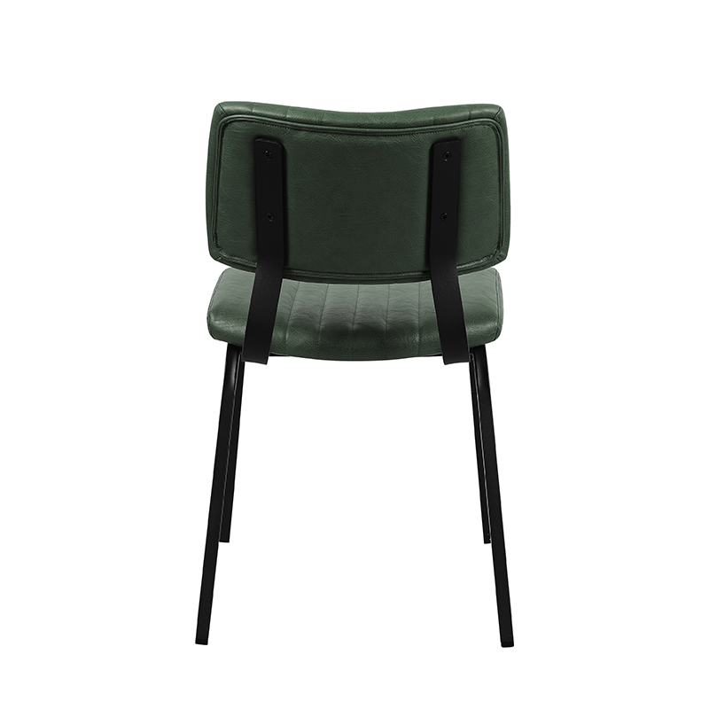 pro_92700_img_9393612 LABEL51 Eetkamerstoel Gusto - Hunter - Kunstleder - Zwart Metaal