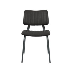 pro_92704_img_9393617 LABEL51 Eetkamerstoel Gusto - Zwart - Kunstleder - Zwart Metaal