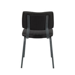 pro_92704_img_9393618 LABEL51 Eetkamerstoel Gusto - Zwart - Kunstleder - Zwart Metaal