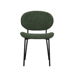 pro_92774_img_9397855 LABEL51 Eetkamerstoel Senn - Forest - Royal Boucle - Zwart Metaal