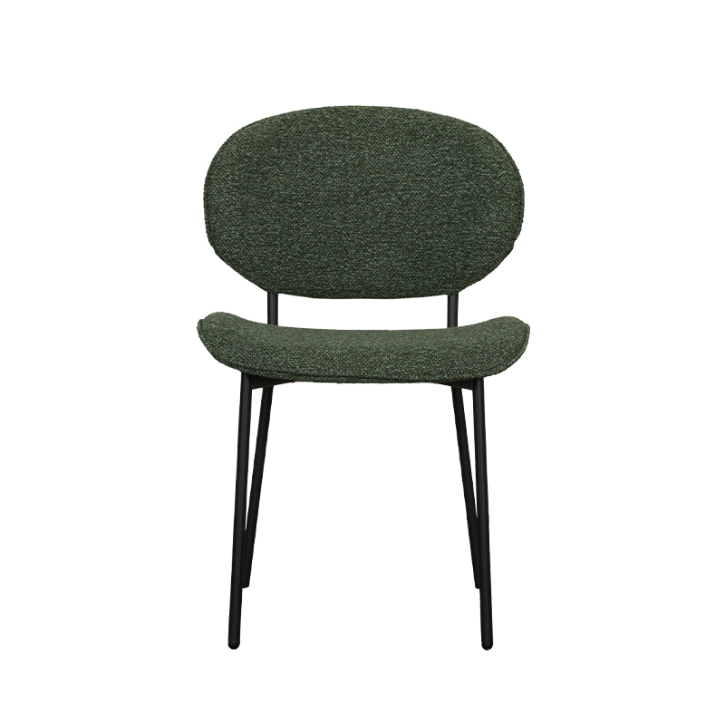 pro_92774_img_9397855 LABEL51 Eetkamerstoel Senn - Forest - Royal Boucle - Zwart Metaal