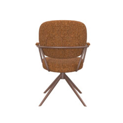 LABEL51 Eetkamerstoel Basel - Coral - Royal Boucle - Rust Metaal