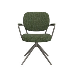 LABEL51 Eetkamerstoel Basel - Forest - Royal Boucle - Forest Metaal