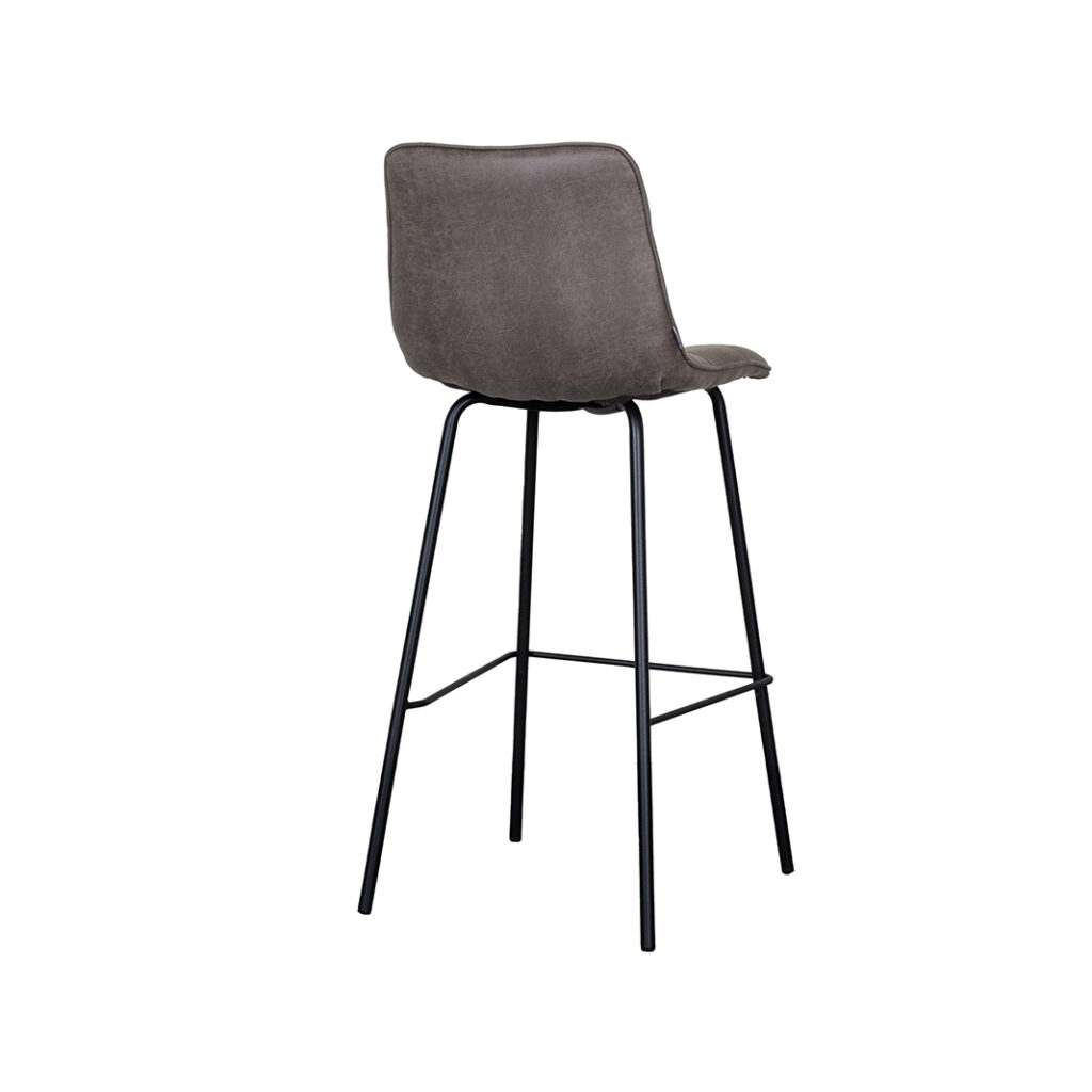 pro_92785_img_9392227 LABEL51 Barkruk Bistro - Antraciet - Micro Suede - Hoog