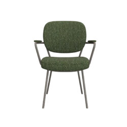 LABEL51 Eetkamerstoel Lausanne - Forest - Royal Boucle - Forest Metaal