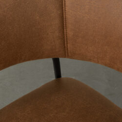 pro_93125_img_9395120 LABEL51 Eetkamerstoel Luuk - Cognac - Micro Suede - Zwart Metaal