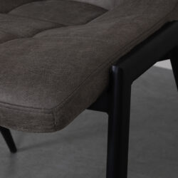 pro_94804_img_9396251 LABEL51 Eetkamerstoel Noor - Antraciet - Micro Suede - Zwart Metaal