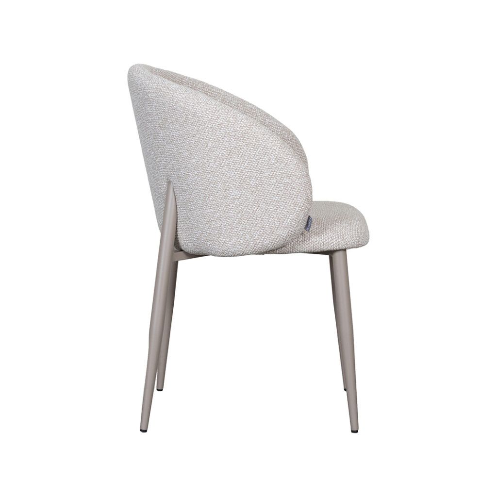 pro_94828_img_9399254 LABEL51 Eetkamerstoel Yuki - Naturel - Royal Boucle - Zwart Metaal