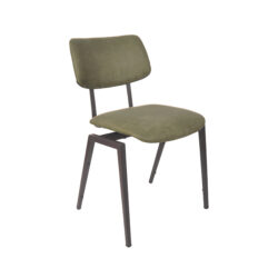 pro_94833_img_9398273 LABEL51 Eetkamerstoel Stapelbaar - Moss - Micro Suede - Zwart Metalen Frame