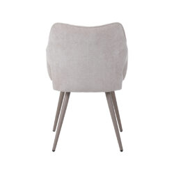 LABEL51 Eetkamerstoel Stan - Naturel - Elite - Taupe Metaal
