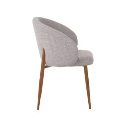 pro_95408_img_9399260 LABEL51 Eetkamerstoel Yuki - Naturel - Royal Boucle - Naturel Metaal
