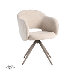 pro_95430_img_9394704 LABEL51 Eetkamerstoel Lela - Naturel - Elite - Taupe Metaal