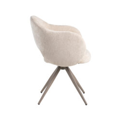 pro_95430_img_9394707 LABEL51 Eetkamerstoel Lela - Naturel - Elite - Taupe Metaal