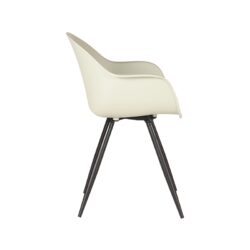 pro_985_img_9395016 LABEL51 Eetkamerstoel Luca - Breeze - PP - Zwart Metaal